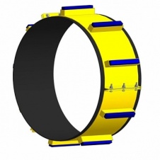 Кольцо опорно-направляющее ОНК-280/560 в комплекте с крепежом и защитной прокладкой