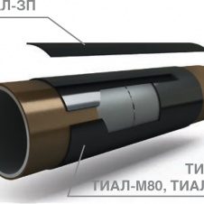 Манжета термоусаживающаяся МТ-273 450х1.4 в комплекте с замковой пластиной 