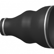 Манжета 219/377 герметезирующая (в комплекте 2 шт хомутами и стяжками)